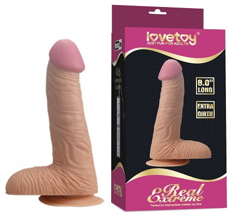 Реалистичный фаллос Real Extreme Extra Girth Dildo