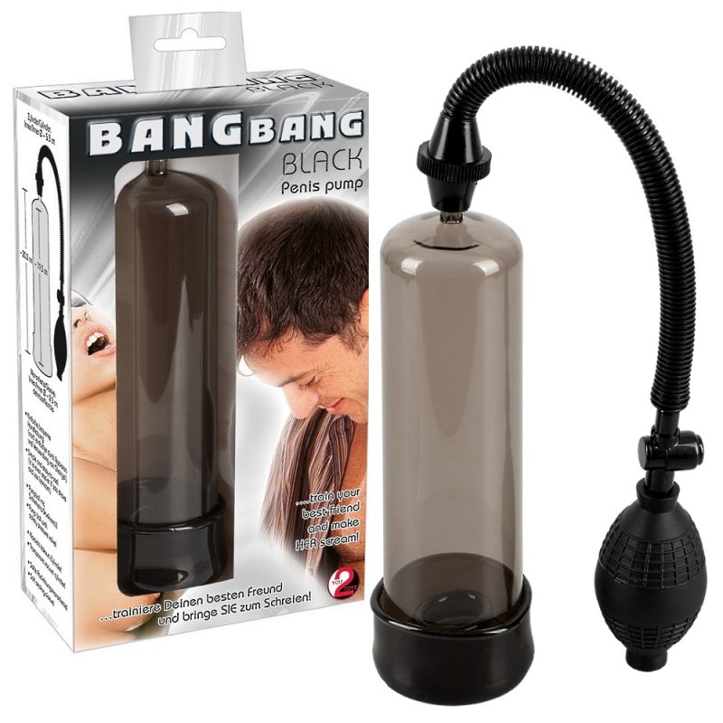 Помпа для пениса Bang Bang Black