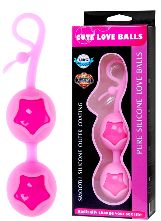 Вагинальные шарики Cute Love Balls