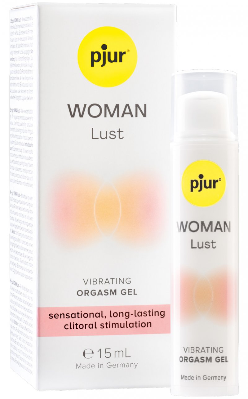 Гель Pjur Woman Lust с эффектом вибрации со вкусом клубники 15 мл