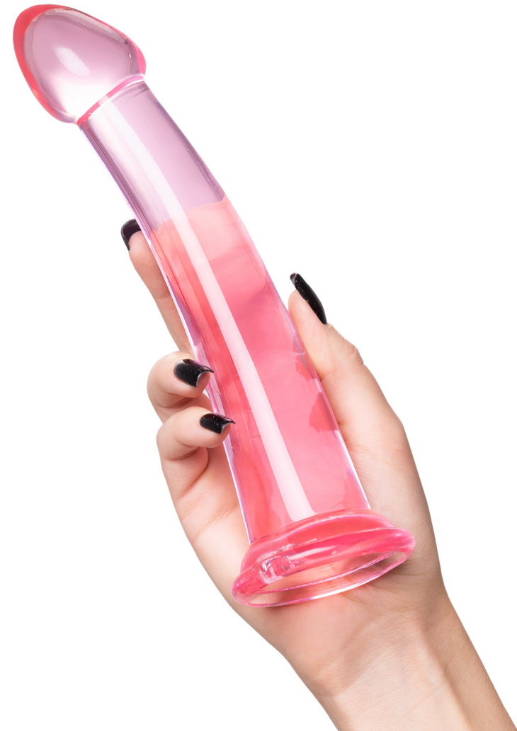 Розовый фаллоимитатор Jelly Dildo XL Toyfa Basic 22 см