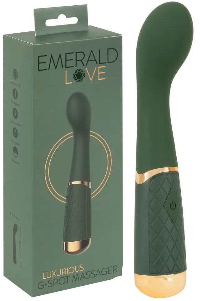 Вибратор для точки G Emerald Love Luxurious