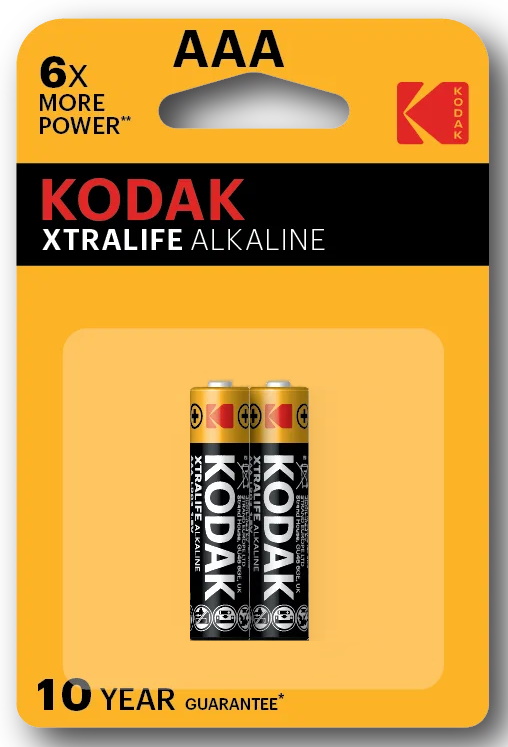 Батарейки Kodak Alkaline мизинчиковые AAA 2 шт