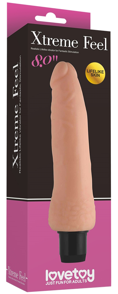 Вибратор реалистичный Xtreme Feel Cyberskin 19 см