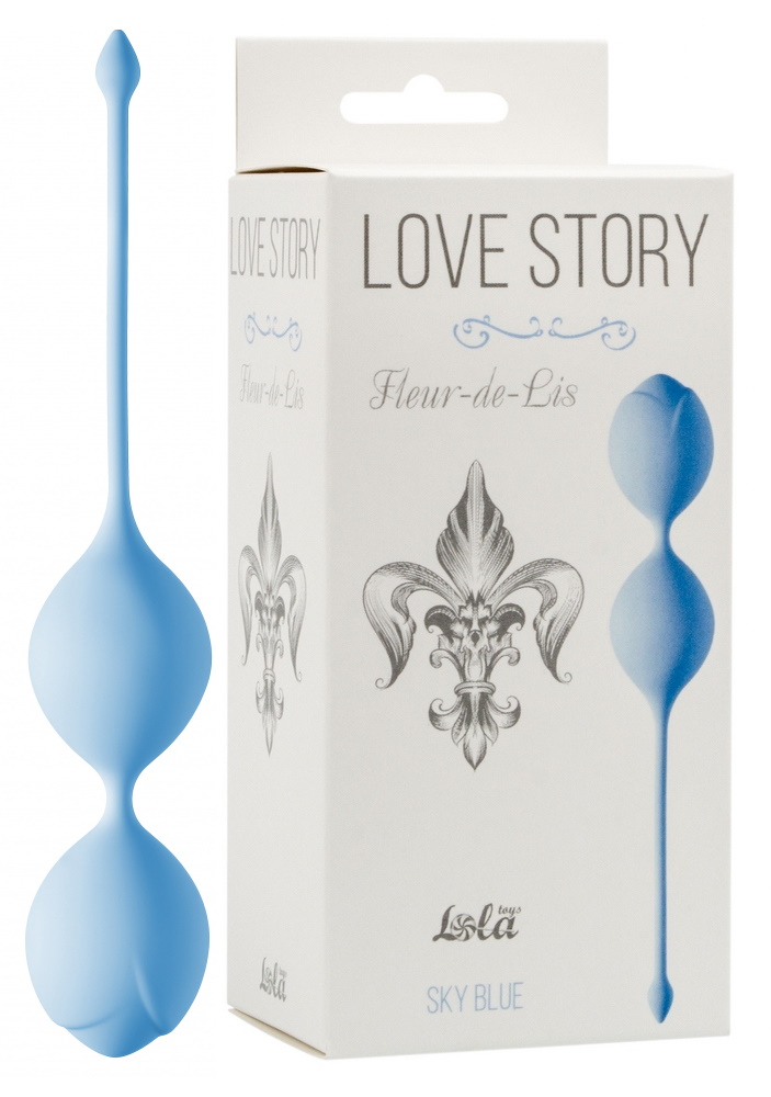 Вагинальные шарики Love Story Fleur-de-lisa Sky Blue