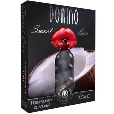 Оральные презервативы Domino Sweet Sex Кокос 3 шт