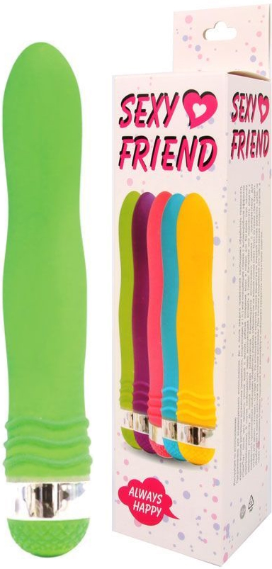 Многофункциональный вибратор Sexy Friend салатовый