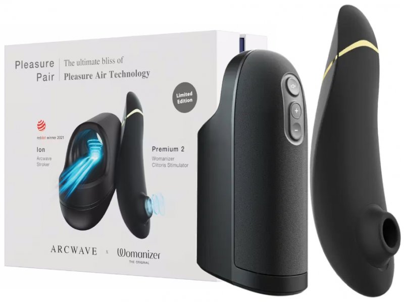 Набор стимуляторов для пар Pleasure Pair ArcWave Ion + Womanizer Premium 2