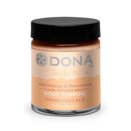 Карамель для тела с феромонами и афродизиаками Dona - Body Topping Honey Suckle 60 мл