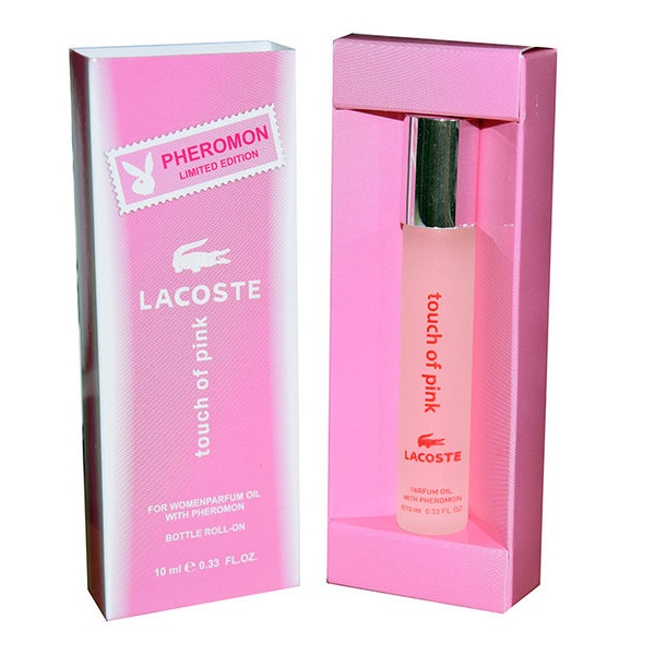 Женские масляные духи с феромонами Lacoste Touch of Pink 10 мл