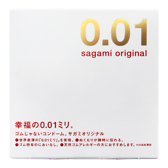 Полиуретановые презервативы Sagami Original 0,01 1 шт