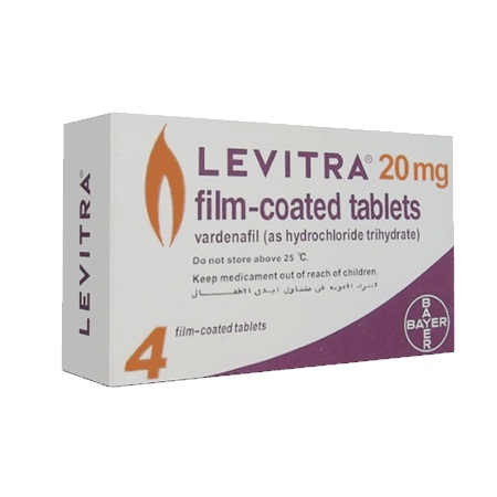 Levitra 4 таблетки 20 mg