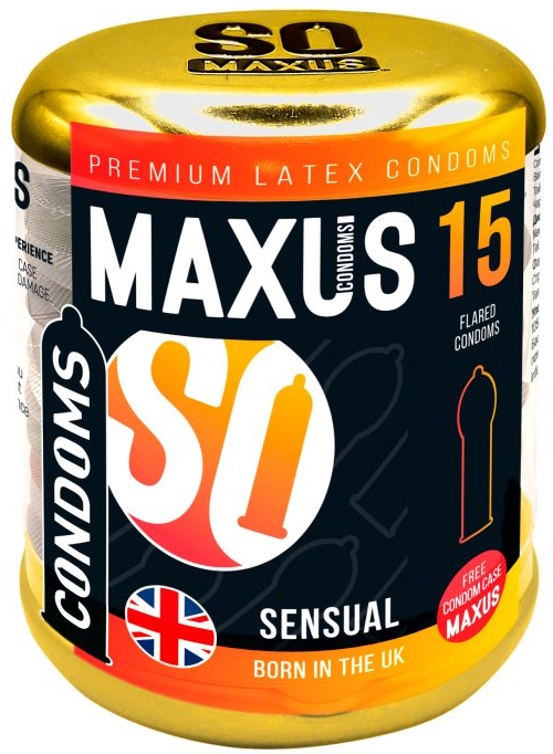 Презервативы Maxus №15 Sensual cверхчувствительные в металлическом кейсе