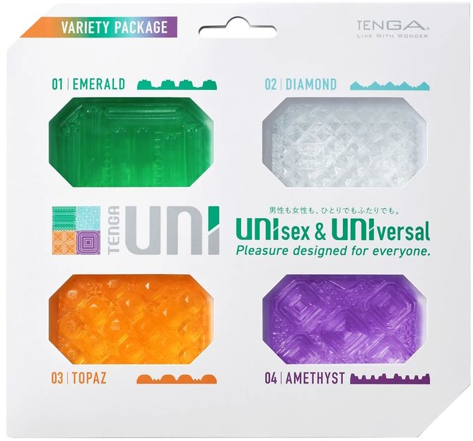 Набор мастурбаторов Tenga Uni Variety Pack