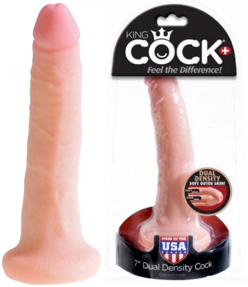 Фаллоимитатор King Cock Plus 7 in Dual Density Cock