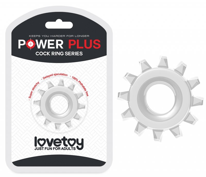 Эрекционное прозрачное кольцо Power Plus Cock Ring