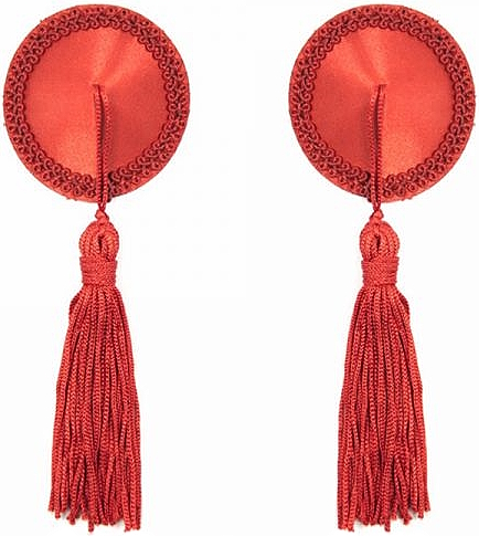 Красные пэстисы с кисточками