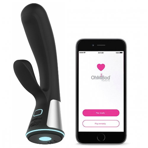 Интерактивный смарт-вибратор Kiiroo OhMiBod Fuse черный