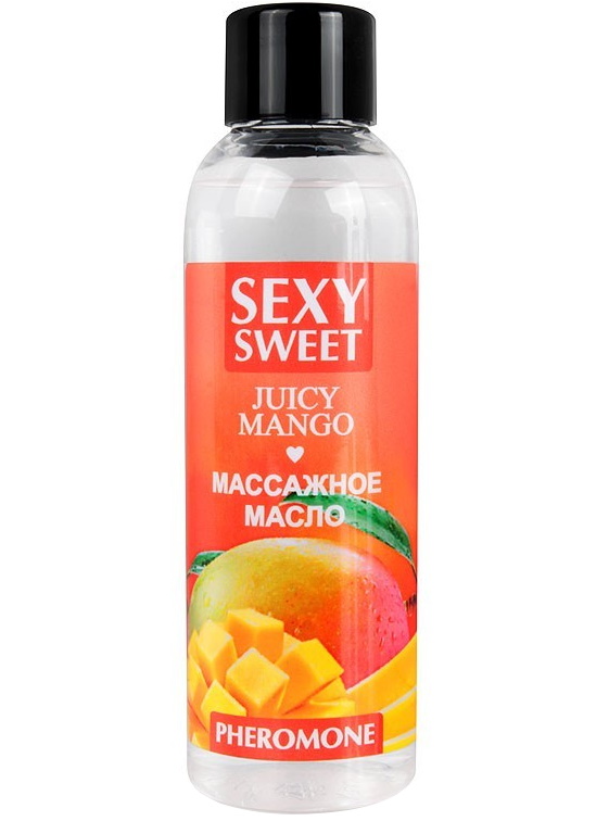 Массажное масло Juicy Mango с феромонами 75 мл