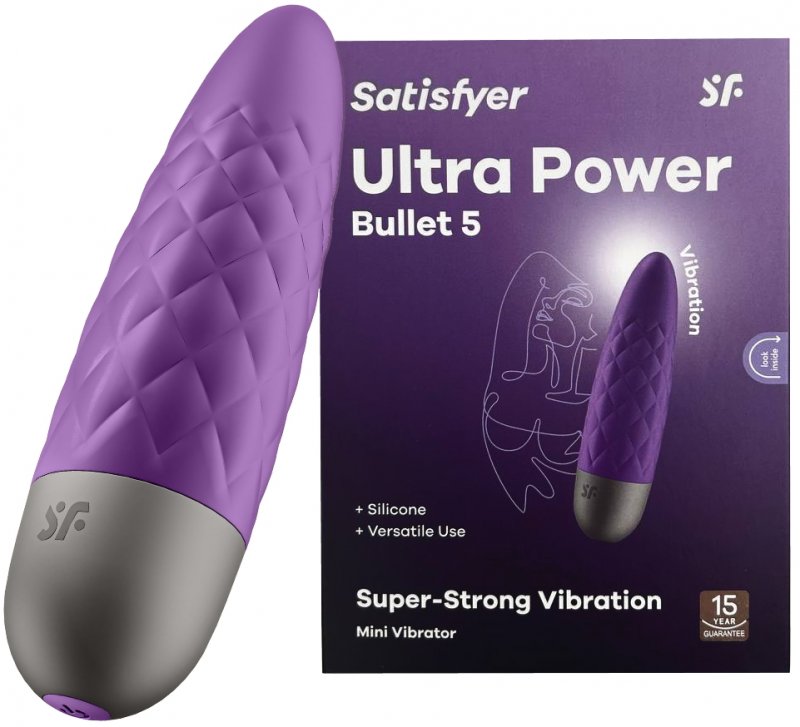 Мини вибратор Satisfyer Ultra Power Bullet 5 фиолетовый