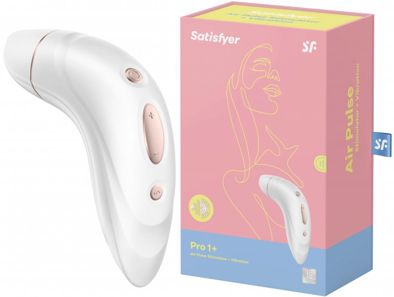 Вакуумно-волновой клиторальный стимулятор с вибрацией Satisfyer Pro 1+